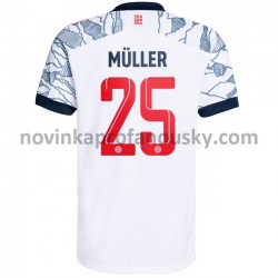 FC Bayern Mnichov Dres Thomas Muller 25 Alternativní Fotbalové Dresy pro Muže 2021-2022