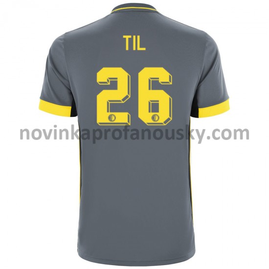 Feyenoord Rotterdam Dres Guus Til 26 Venkovní Fotbalové Dresy pro Muže 2021-2022