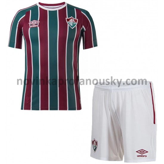 Fluminense Dres Domácí Fotbalové Dresy pro Děti 2021-2022
