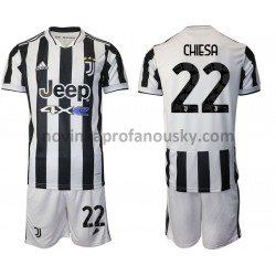 Juventus Dres Federico Chiesa 22 Domácí Fotbalové Dresy pro Děti 2021-2022