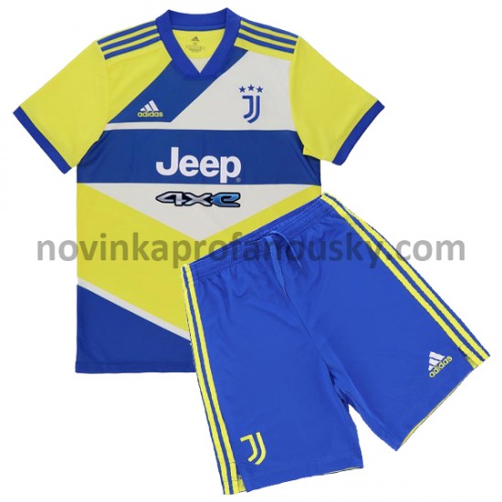 Juventus Dres Alternativní Fotbalové Dresy pro Děti 2021-2022