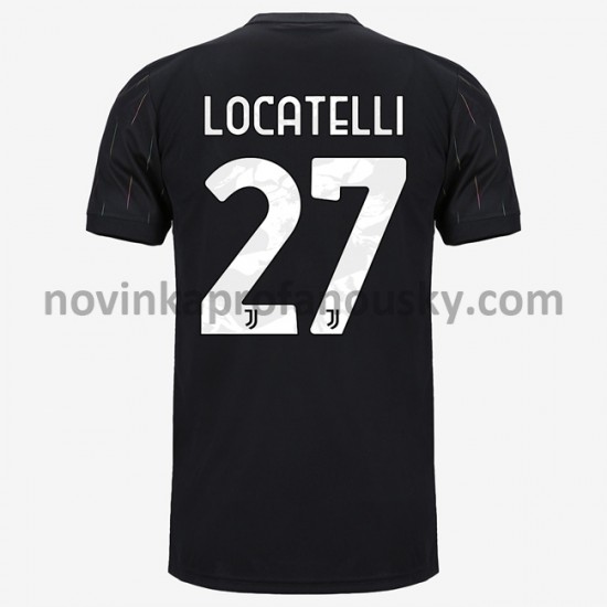 Juventus Dres Manuel Locatelli 27 Venkovní Fotbalové Dresy pro Muže 2021-2022