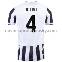 Juventus Dres Matthijs de Ligt 4 Domácí Fotbalové Dresy pro Muže 2021-2022