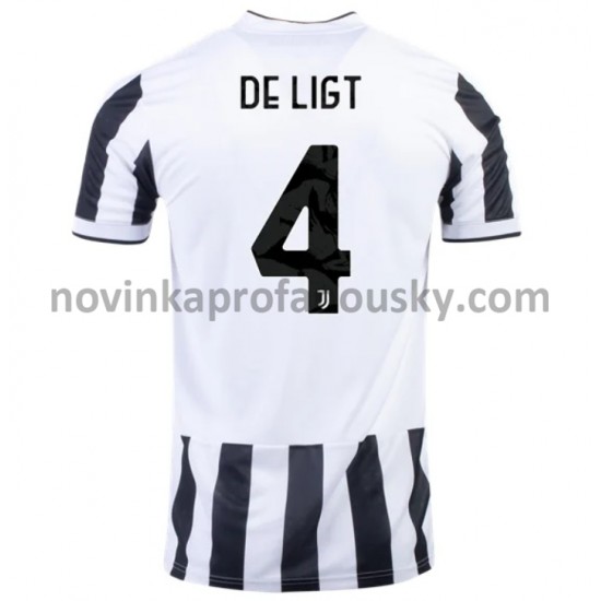 Juventus Dres Matthijs de Ligt 4 Domácí Fotbalové Dresy pro Muže 2021-2022
