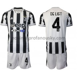 Juventus Dres Matthijs de Ligt 4 Domácí Fotbalové Dresy pro Děti 2021-2022