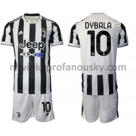 Juventus Dres Paulo Dybala 10 Domácí Fotbalové Dresy pro Děti 2021-2022