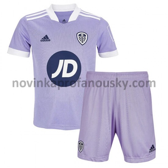 Leeds United Dres Alternativní Fotbalové Dresy pro Děti 2021-2022