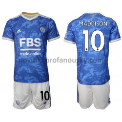 Leicester City Dres James Maddison 10 Domácí Fotbalové Dresy pro Děti 2021-2022