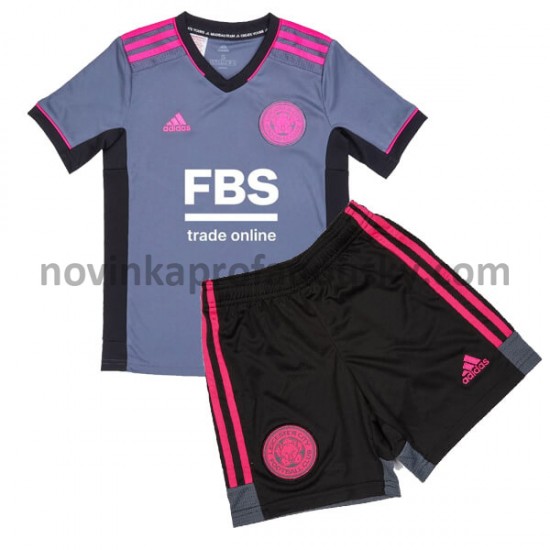 Leicester City Dres Alternativní Fotbalové Dresy pro Děti 2021-2022