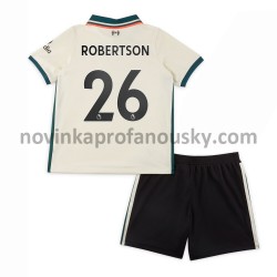 Liverpool Dres Andrew Robertson 26 Venkovní Fotbalové Dresy pro Děti 2021-2022