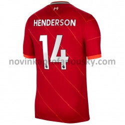 Liverpool Dres Jordan Henderson 14 Domácí Fotbalové Dresy pro Muže 2021-2022