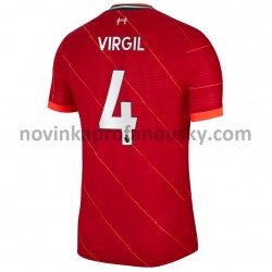 Liverpool Dres Virgil Van Dijk 4 Domácí Fotbalové Dresy pro Muže 2021-2022
