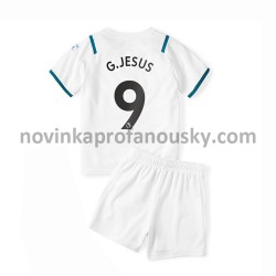 Manchester City Dres Gabriel Jesus 9 Venkovní Fotbalové Dresy pro Děti 2021-2022