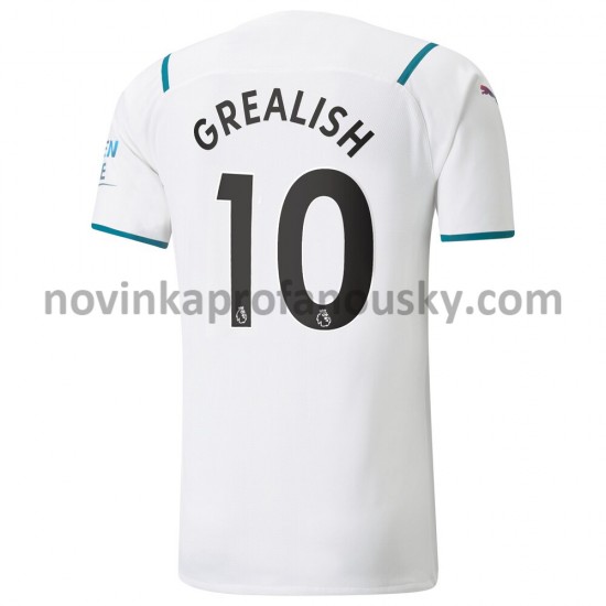 Manchester City Dres Jack Grealish 10 Venkovní Fotbalové Dresy pro Muže 2021-2022
