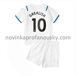 Manchester City Dres Jack Grealish 10 Venkovní Fotbalové Dresy pro Děti 2021-2022