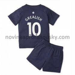 Manchester City Dres Jack Grealish 10 Alternativní Fotbalové Dresy pro Děti 2021-2022