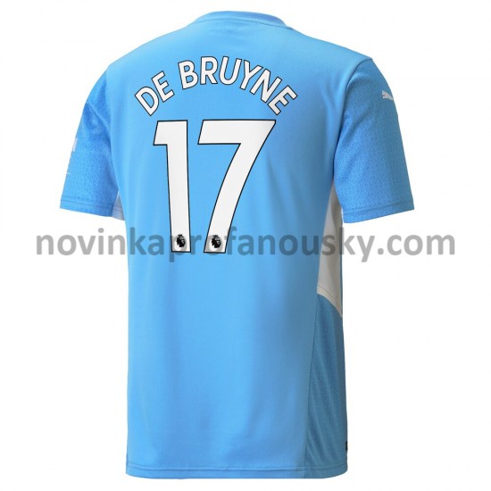 Manchester City Dres Kevin De Bruyne 17 Domácí Fotbalové Dresy pro Muže 2021-2022