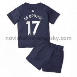 Manchester City Dres Kevin De Bruyne 17 Alternativní Fotbalové Dresy pro Děti 2021-2022