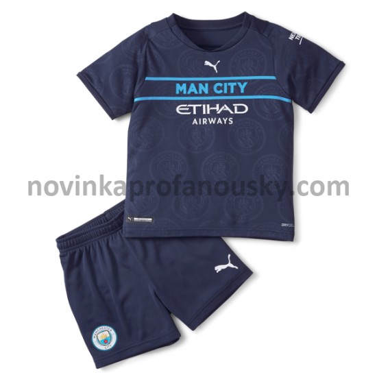 Manchester City Dres Alternativní Fotbalové Dresy pro Děti 2021-2022