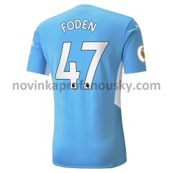 Manchester City Dres Phil Foden 47 Domácí Fotbalové Dresy pro Muže 2021-2022