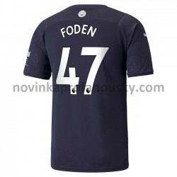 Manchester City Dres Phil Foden 47 Alternativní Fotbalové Dresy pro Muže 2021-2022