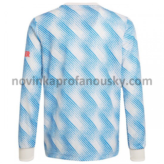 Manchester United Dres Venkovní Fotbalové Dresy pro Muže 2021-2022 Dlouhý Rukáv