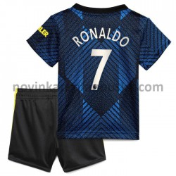 Manchester United Dres Cristiano Ronaldo 7 Alternativní Fotbalové Dresy pro Děti 2021-2022