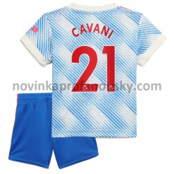 Manchester United Dres Edinson Cavani 21 Venkovní Fotbalové Dresy pro Děti 2021-2022