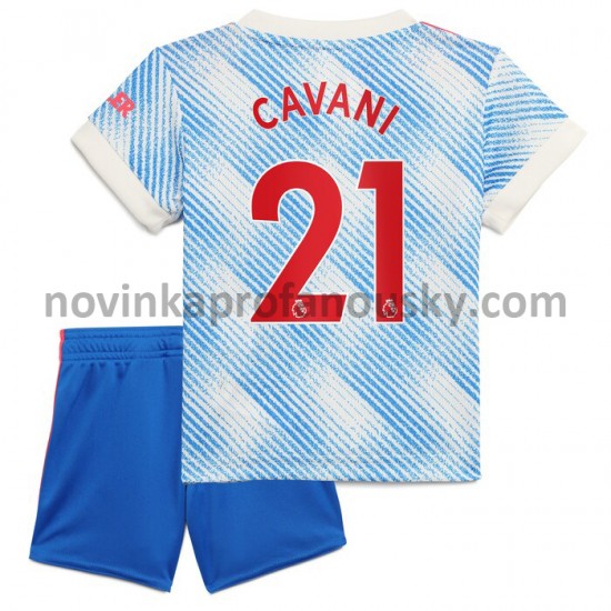 Manchester United Dres Edinson Cavani 21 Venkovní Fotbalové Dresy pro Děti 2021-2022