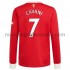 Manchester United Dres Edinson Cavani 7 Domácí Fotbalové Dresy pro Muže 2021-2022 Dlouhý Rukáv