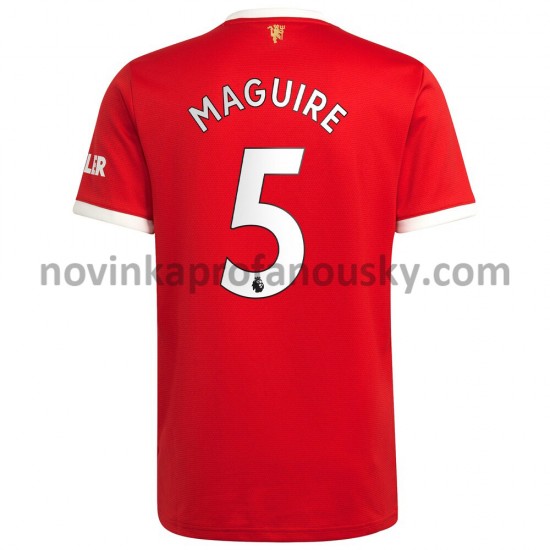 Manchester United Dres Harry Maguire 5 Domácí Fotbalové Dresy pro Muže 2021-2022