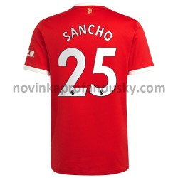 Manchester United Dres Jadon Sancho 25 Domácí Fotbalové Dresy pro Muže 2021-2022