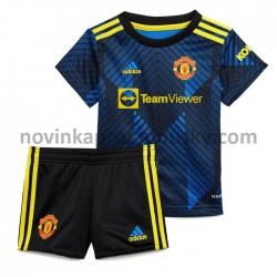 Manchester United Dres Alternativní Fotbalové Dresy pro Děti 2021-2022