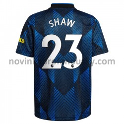 Manchester United Dres Luke Shaw 23 Alternativní Fotbalové Dresy pro Muže 2021-2022