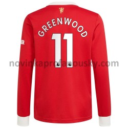 Manchester United Dres Mason Greenwood 11 Domácí Fotbalové Dresy pro Muže 2021-2022 Dlouhý Rukáv