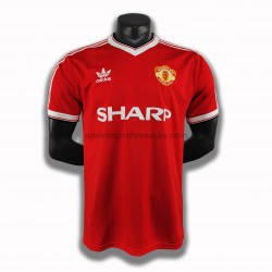 Manchester United Dres Retro Domácí Fotbalové Dresy pro Muže 1984