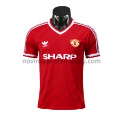 Manchester United Dres Retro Domácí Fotbalové Dresy pro Muže 1986