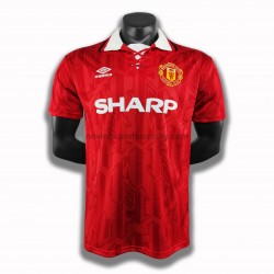 Manchester United Dres Retro Domácí Fotbalové Dresy pro Muže 1994