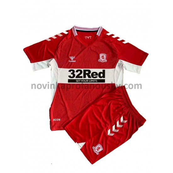 Middlesbrough Dres Domácí Fotbalové Dresy pro Děti 2021-2022