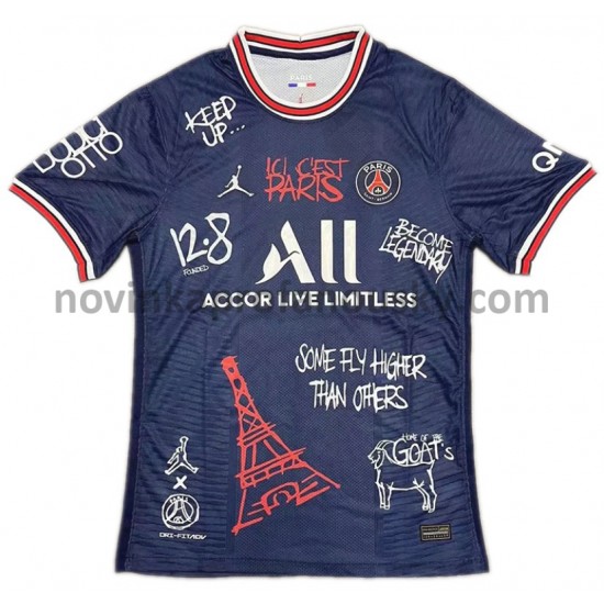 Paris Saint-Germain Dres Graffiti Domácí Fotbalové Dresy pro Muže 2021-2022
