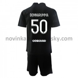Paris Saint-Germain Dres Brankářské Gianluigi Donnarumma 50 Venkovní Fotbalové Dresy pro Děti 2021-2022