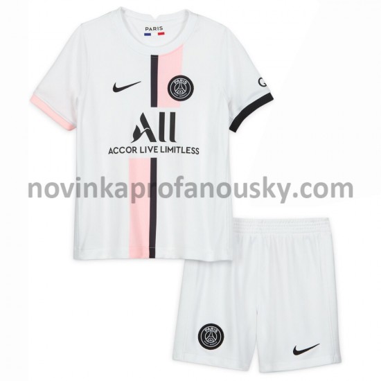 Paris Saint-Germain Dres Venkovní Fotbalové Dresy pro Děti 2021-2022