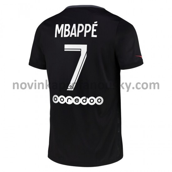 Paris Saint-Germain Dres Kylian Mbappé 7 Alternativní Fotbalové Dresy pro Muže 2021-2022