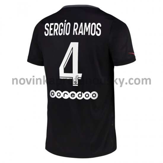Paris Saint-Germain Dres Sergio Ramos 4 Alternativní Fotbalové Dresy pro Muže 2021-2022