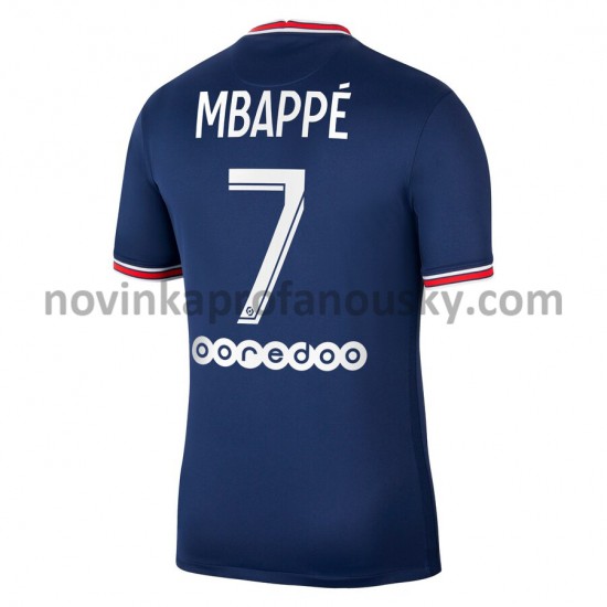 Paris Saint-Germain Dres Kylian Mbappé 7 Domácí Fotbalové Dresy pro Muže 2021-2022