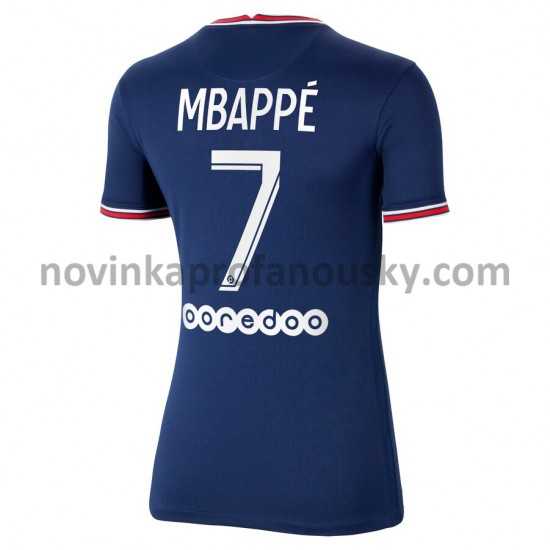 Paris Saint-Germain Dres Kylian Mbappé 7 Domácí Fotbalové Dresy pro Ženy 2021-2022