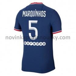 Paris Saint-Germain Dres Marquinhos 5 Domácí Fotbalové Dresy pro Muže 2021-2022
