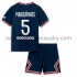 Paris Saint-Germain Dres Marquinhos 5 Domácí Fotbalové Dresy pro Děti 2021-2022