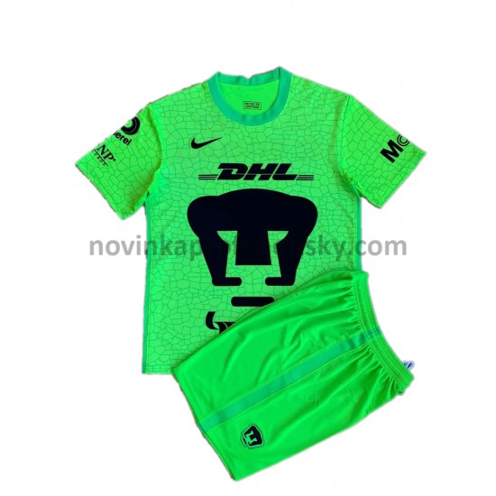 Pumas UNAM Dres Brankářské Alternativní Fotbalové Dresy pro Děti 2021-2022