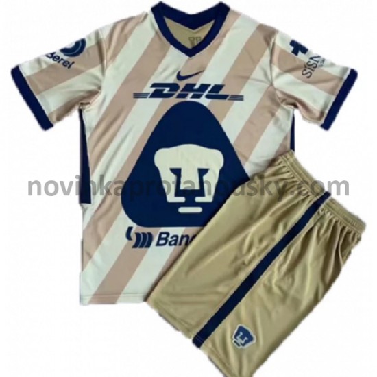 Pumas UNAM Dres Alternativní Fotbalové Dresy pro Děti 2021-2022